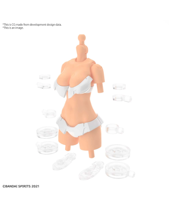 30MS - 30MS Option Body Parts Type S03 (Color C) - Model Kit - vue de face
