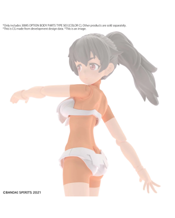 30MS - 30MS Option Body Parts Type S03 (Color C) - Model Kit - vue de dos