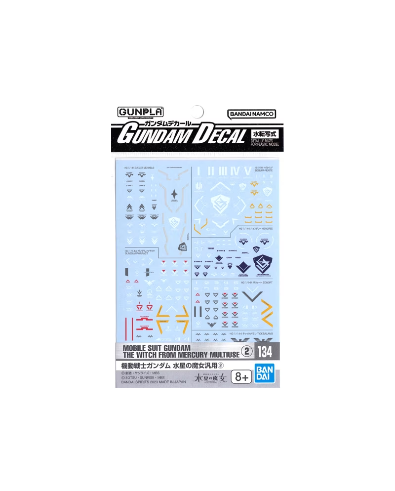 THE WITCH FROM MERCURY - Gundam Decal 134 - Model Kit - vue principale