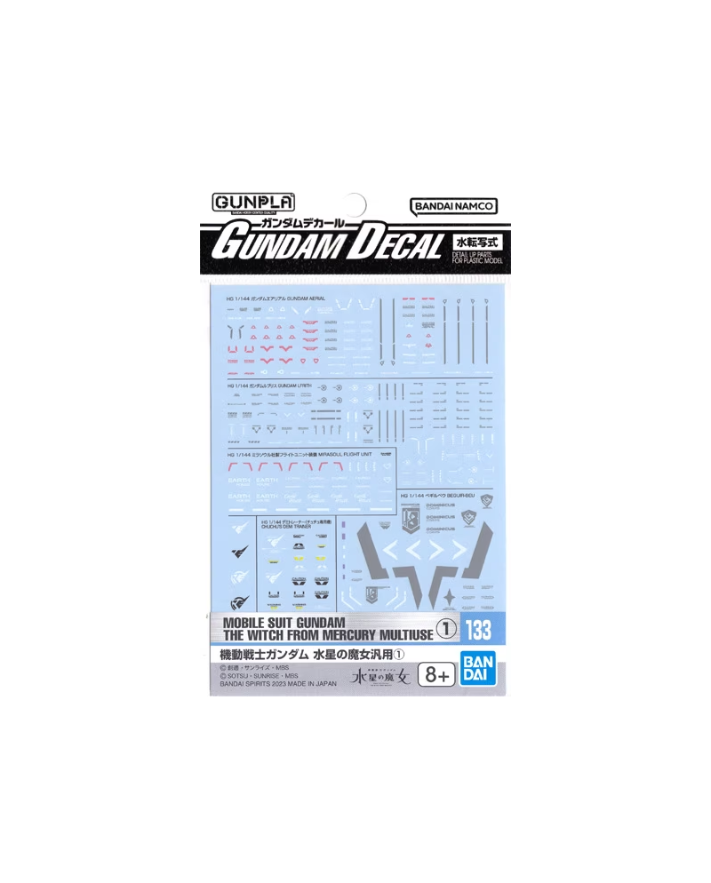 THE WITCH FROM MERCURY - Gundam Decal 133 - Model Kit - vue principale