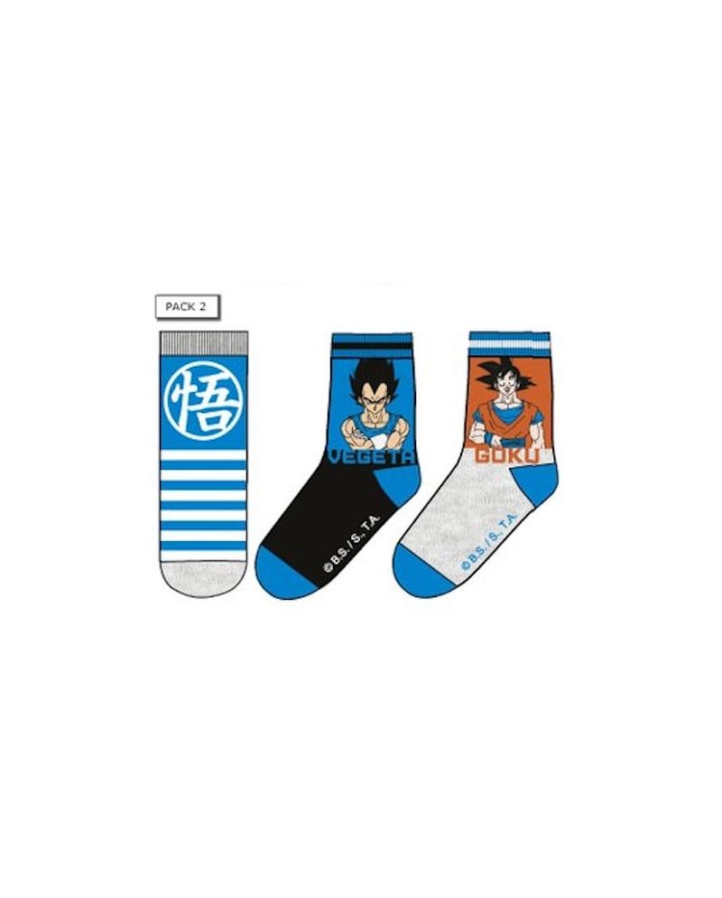DRAGON BALL - Pack de 3 Chausettes Vegeta/Goku (T31/34) - vue principale