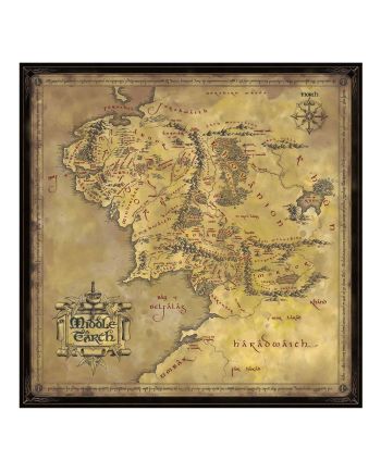 LE SEIGNEUR DES ANNEAUX - La Terre du Milieu - Puzzle 1000 pcs - vue de face