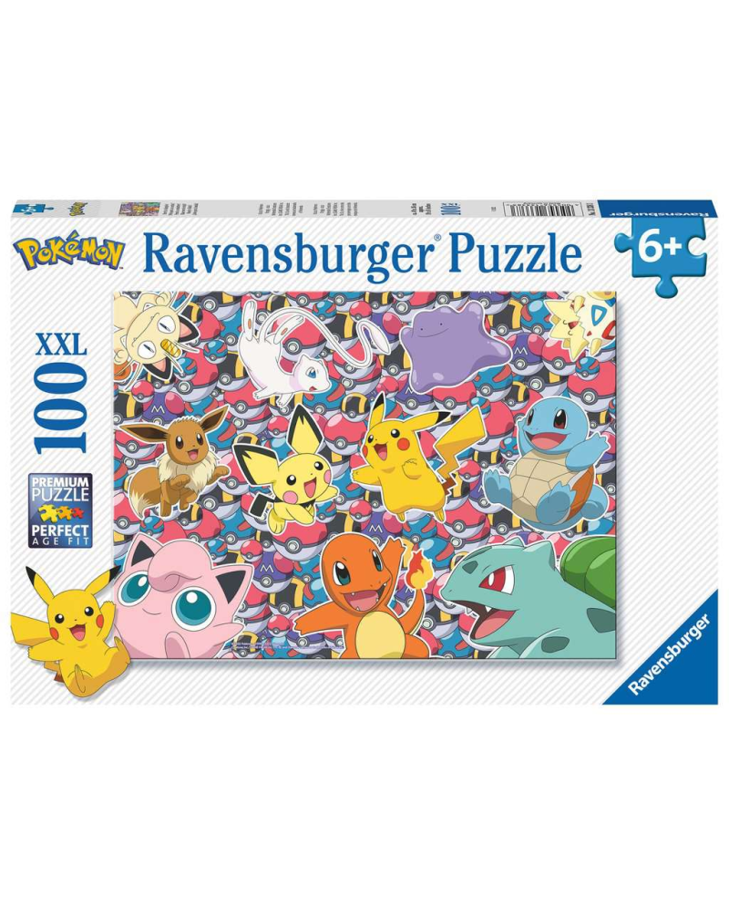 POKEMON - Puzzle 100P XXL - Pret pour la Bataille - vue principale