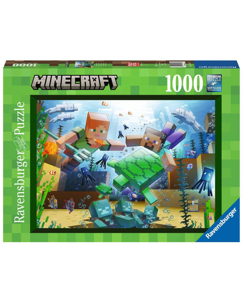 MINECRAFT - Mosaique - Puzzle 1000P - vue principale