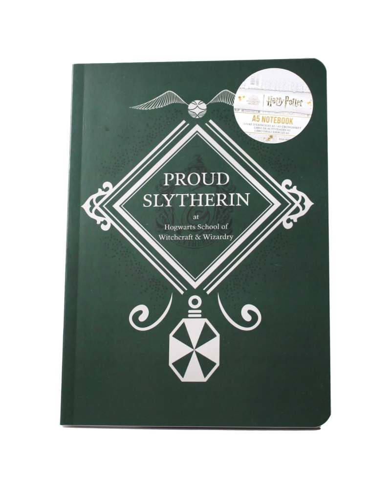 HARRY POTTER - Fier Serpentard - Cahier A5 - vue principale