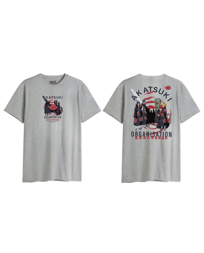 NARUTO - Organisation Akatsuki - T-Shirt Homme (M) - vue principale