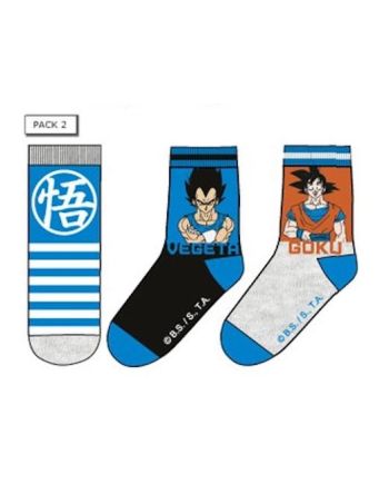 DRAGON BALL - Pack de 3 Chausettes Vegeta/Goku (T35/37) - vue principale