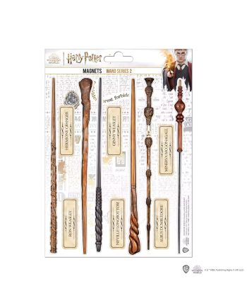 HARRY POTTER - Baguettes 02 - Planche de 12 magnets en mousse - vue principale