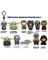 STAR WARS - Mandalorian Series 2 - 3D Foam Bag Clip (Display 24 Pcs) - vue de face