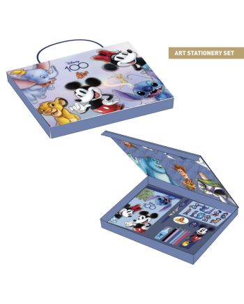 DISNEY 100 ANS - Boîte de Papeterie - 12 pc. - vue principale