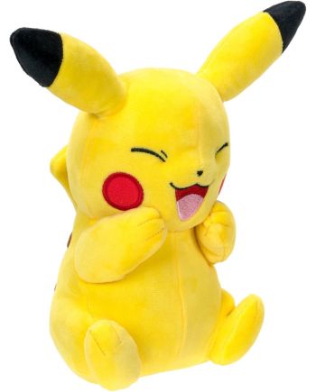 POKEMON - Pikachu - Peluche 20cm - vue de profil