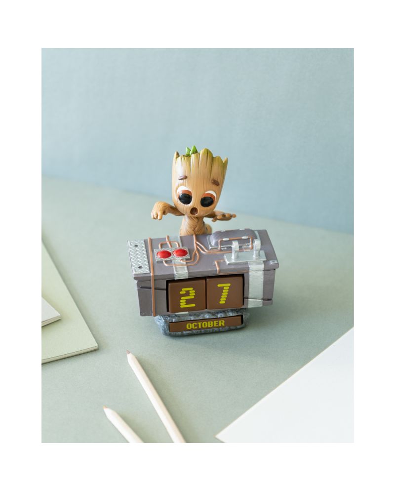 GROOT - Calendrier Perpétuel 3D en Résine - vue principale