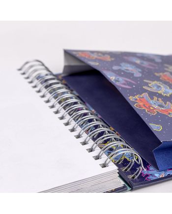 STITCH - Agenda Hebdomadaire Non Daté + Intercalaires + Stickers - vue du packaging
