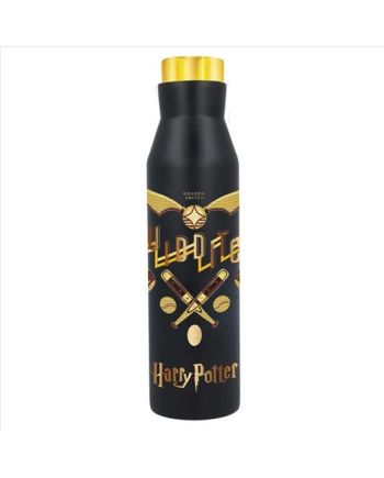 HARRY POTTER - Quidditch -Bouteille en Acier Inoxydable Diabolo -580ml - vue de face