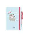 PUSHEEN - Love - Notebook + Stylo-Bille Lumineux - Format A5 - vue de dos