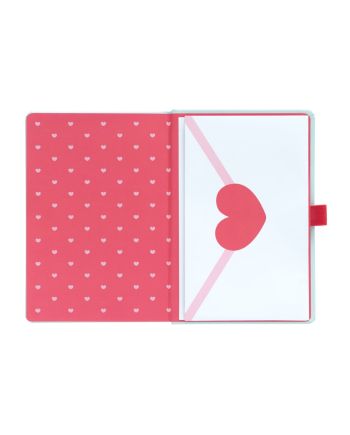 PUSHEEN - Love - Notebook + Stylo-Bille Lumineux - Format A5 - vue de detail