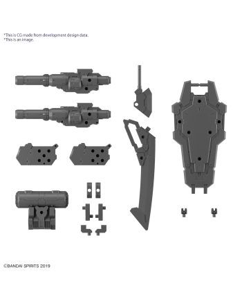 30MM - Customize Weapons (Heavy Weapon 1) - Model Kit - vue de face