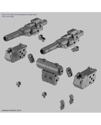 30MM - Customize Weapons (Heavy Weapon 1) - Model Kit - vue de profil