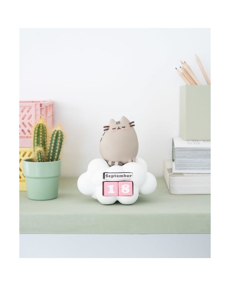 PUSHEEN - Calendrier Perpétuel 3D en Résine - vue principale