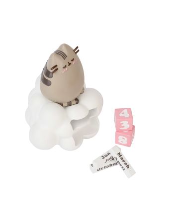 PUSHEEN - Calendrier Perpétuel 3D en Résine - vue de dos