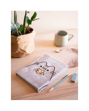 PUSHEEN - Notebook Pelucheux Premium - Format A5 - vue de face