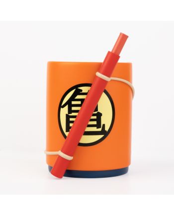 DRAGON BALL - Goku - Pot à Crayons + 1 Stylo-Bille - vue du packaging