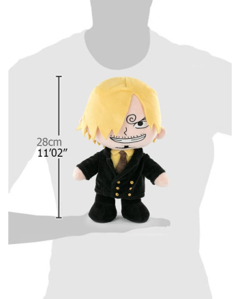 ONE PIECE - Sanji - Peluche 28cm - vue de dos