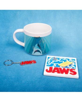 LES DENTS DE LA MER - Pack Cadeau - Mug 250ml+ Sous-Verre + Porte-Clés - vue principale