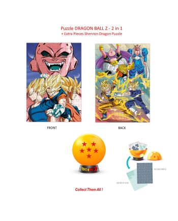 DRAGON BALL Z -Puzzle à Collectionner - 6 Etoiles - 2en1 Puzzle +Extra - vue principale