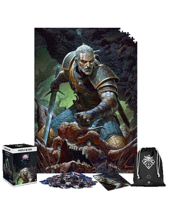 THE WITCHER - Monde Sombre - Puzzle Premium 1000P - vue principale