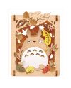 MON VOISIN TOTORO - Totoro Forêt - Théâtre de papier Style Bois - vue de face