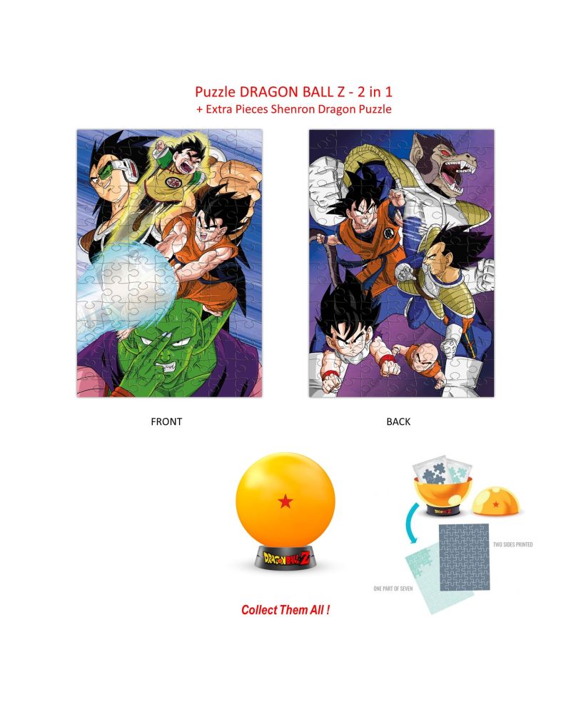 DRAGON BALL Z - Puzzle à Collectionner - 1 Etoile - 2en1 Puzzle +Extra - vue principale