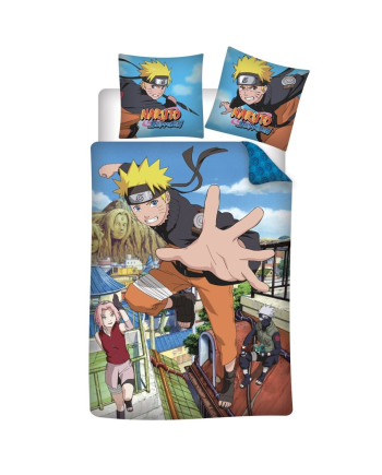 NARUTO SHIPPUDEN - Parure de lit 140x200cm - '100% Cotton' - vue principale