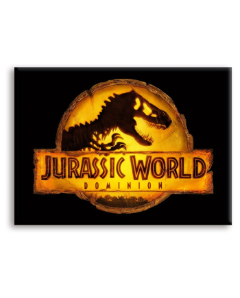 JURASSIC WORLD - Logo - aimant 6.3x8.9cm - vue principale