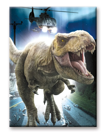 JURASSIC WORLD - T-Rex - aimant 6.3x8.9cm - vue principale