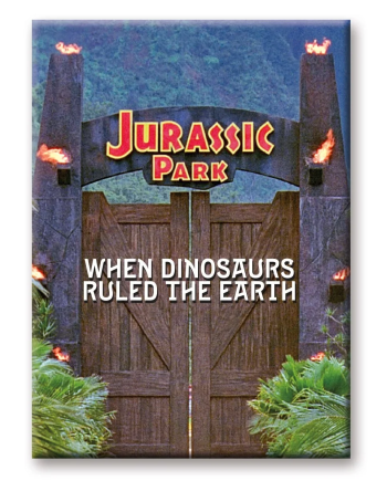 JURASSIC PARK - Portails - aimant 6.3x8.9cm - vue principale