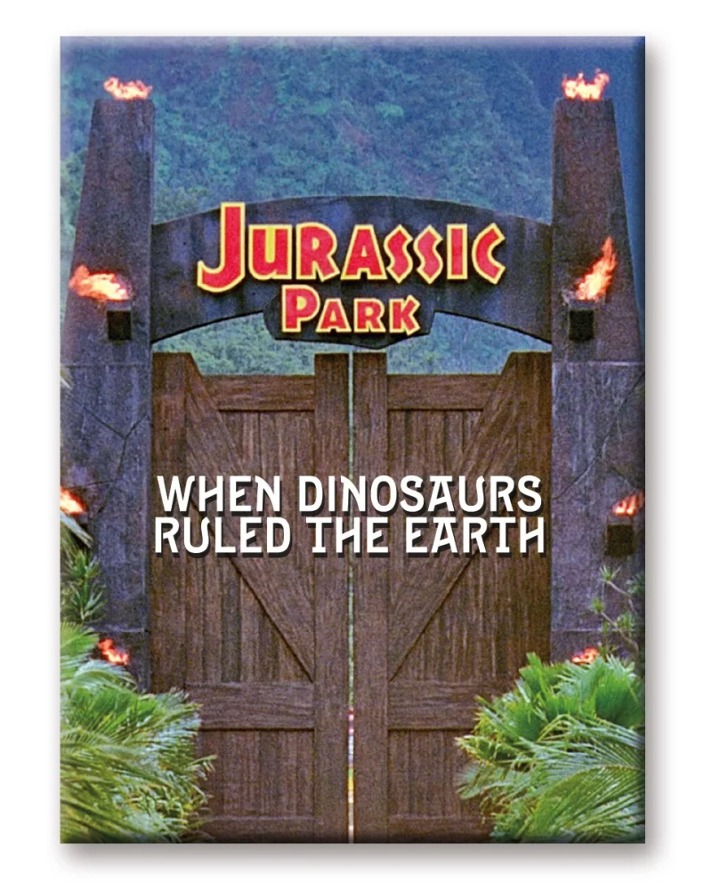 JURASSIC PARK - Portails - aimant 6.3x8.9cm - vue principale