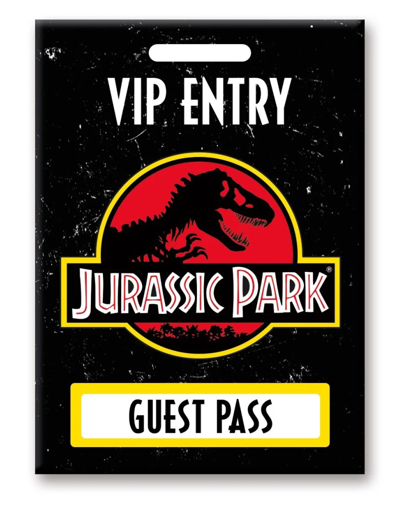 JURASSIC PARK - Laissez-passer pour les Invités - aimant 6.3x8.9cm - vue principale