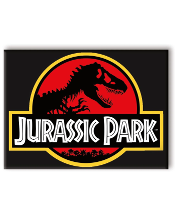 JURASSIC PARK - Logo - aimant 6.3x8.9cm - vue principale
