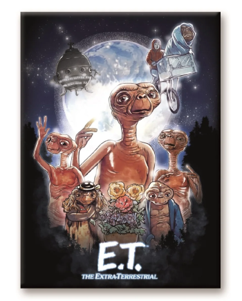 E.T. - Poster 2 - aimant 6.3x8.9cm - vue principale
