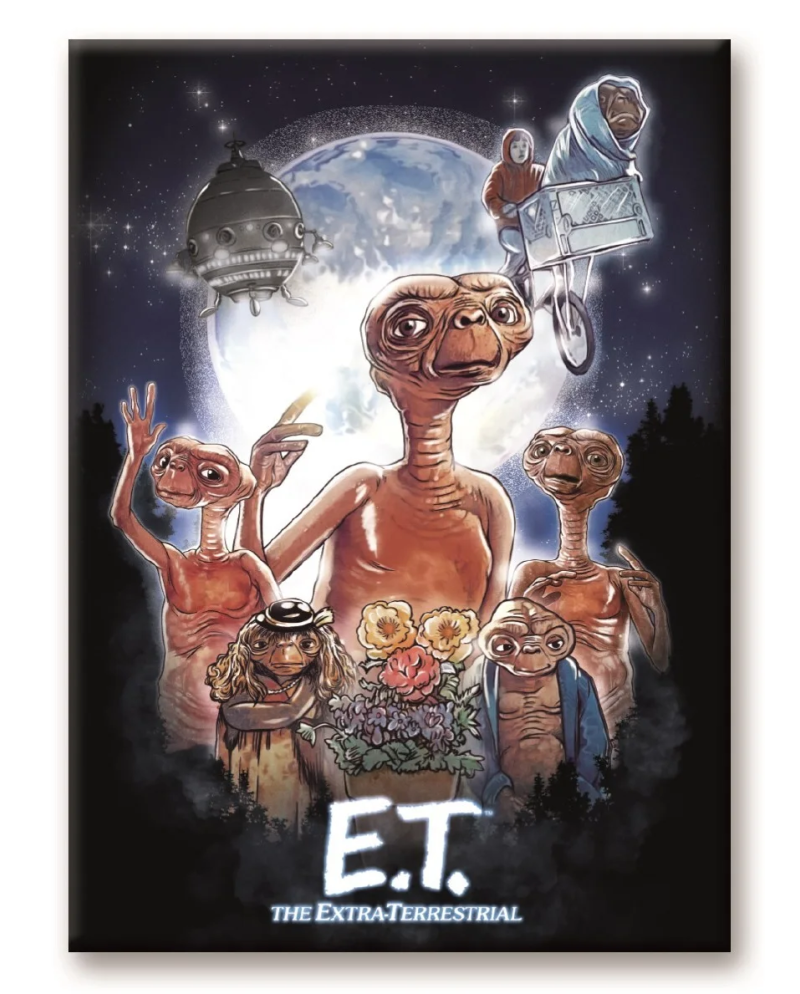 E.T. - Poster 2 - aimant 6.3x8.9cm - vue principale