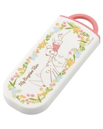 MON VOISIN TOTORO - Mei & Totoro -Set baguettes cuillère et fourchette - vue de face