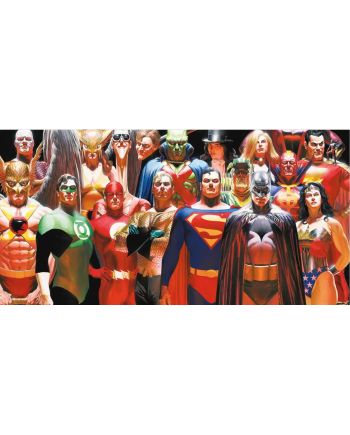 DC - Poster en Verre - Justice League - 60X30x3cm - vue principale