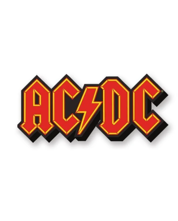 AC/DC - Logo - Gros aimant - vue principale
