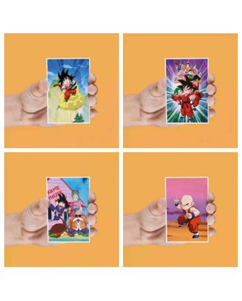 DRAGON BALL - Personnages - Set de 4 Magnet Lenticulaire - vue principale