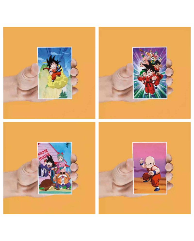 DRAGON BALL - Personnages - Set de 4 Magnet Lenticulaire - vue principale