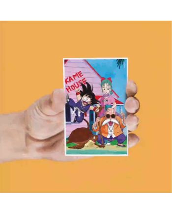 DRAGON BALL - Personnages - Set de 4 Magnet Lenticulaire - vue de dos