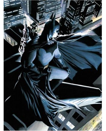DC - Poster en Verre - Batman Watcher - 40X30x3cm - vue principale
