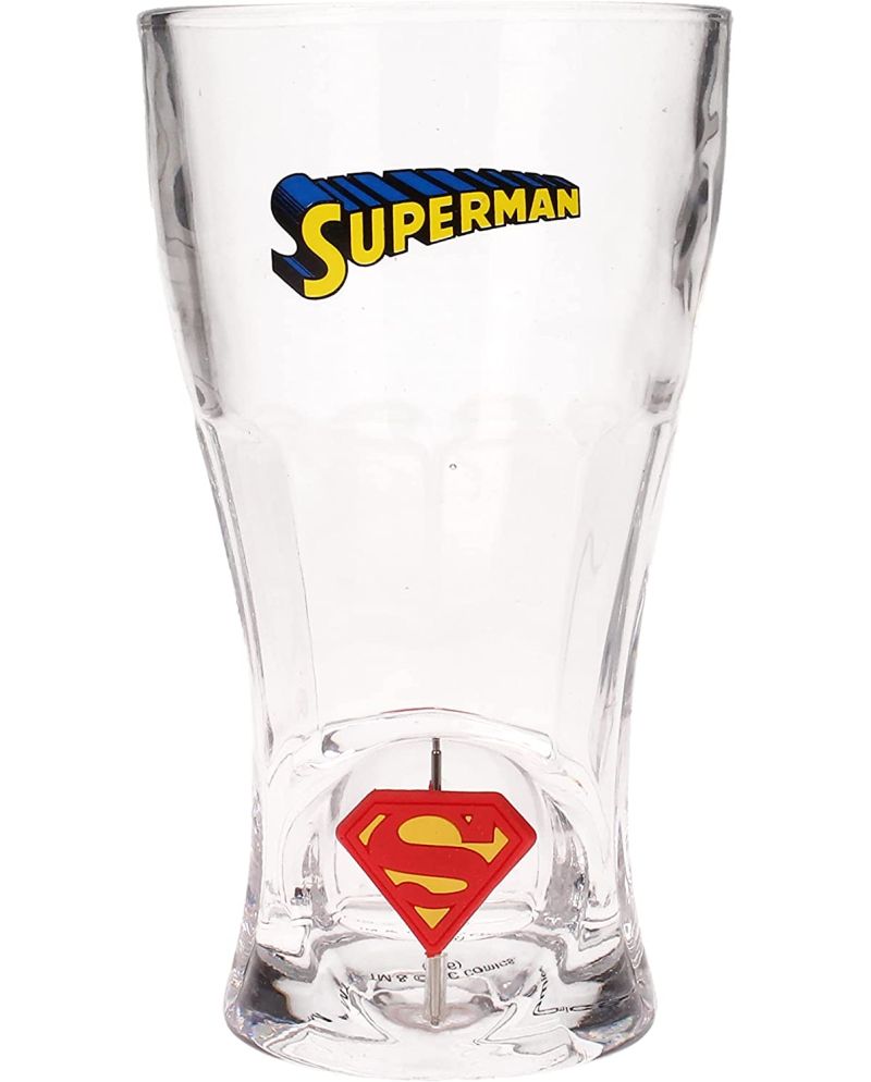 DC - Superman "Logo Rotative" - Verre "9x17x9cm" - vue principale