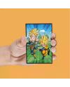 DRAGON BALL Z - Personnages - Set de 4 Magnet Lenticulaire - vue de dos